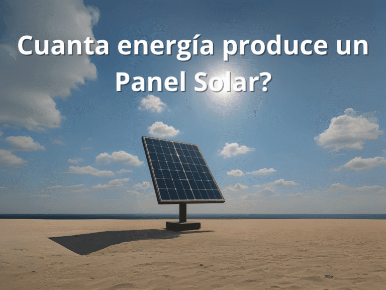 Cuánta energía produce un Panel Solar 6 cuanta energia produce un panel solar 1 Energía solar