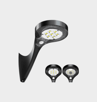 133 lampara solar metalica