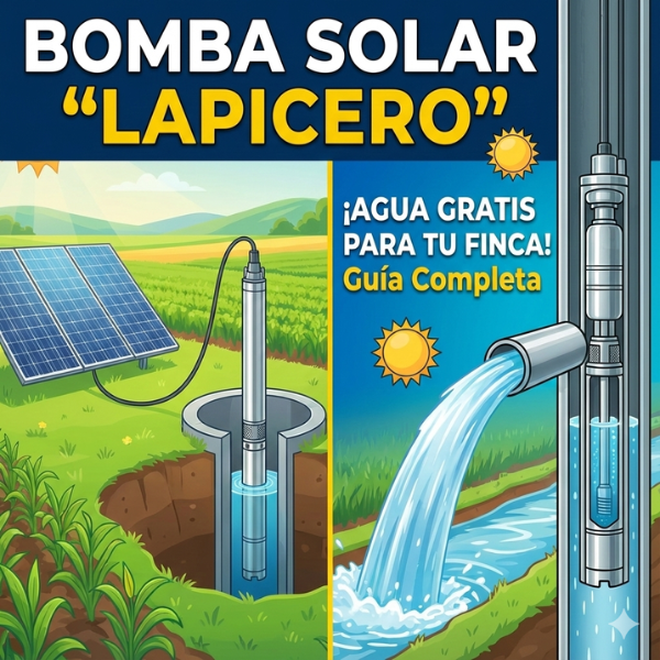 Bombas solares de agua tipo lapicero: guía completa con CONNERA – KOLOSAL 4 Bombas solares Energía solar